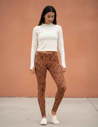 Muskmelon Kalam Leggings leggings