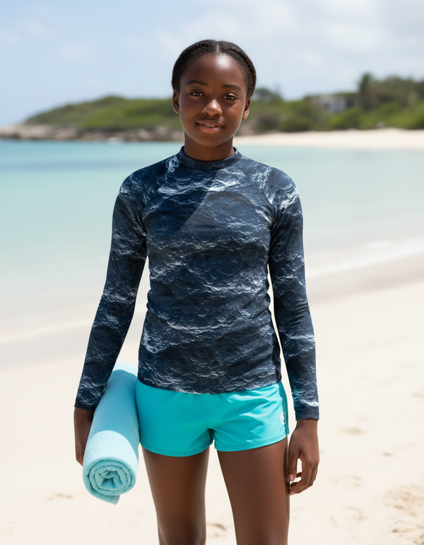 Youth Obsidian Rash Guard