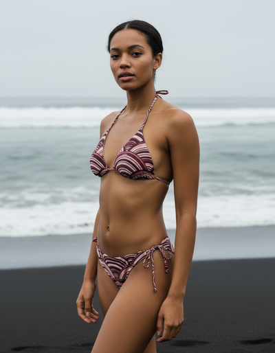 Tea Rose Hikari string bikini