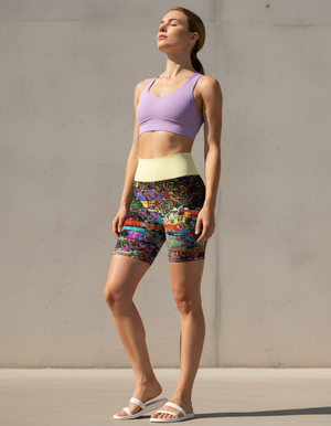 Fracture Yoga Shorts bikini — Dripper