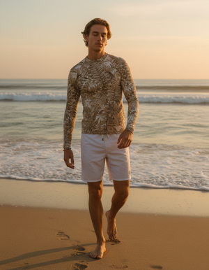 Men's Angora Emerald men's short-sleeve rashguards