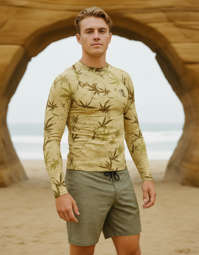 Men's Amber Haze Mizu rash guard