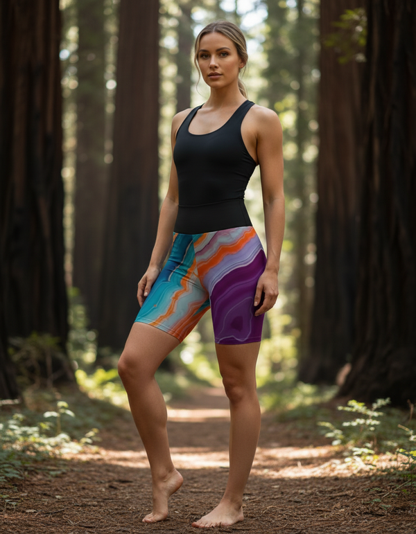 Yoga Shorts in Elysium