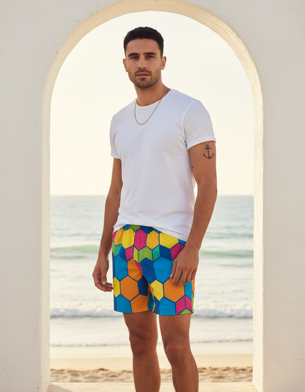Bishamon men's swim trunks