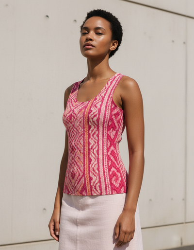 Women's Millennial Pink Vibrance Tank Top tank top