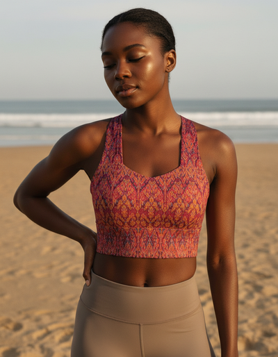 Siam Longline Sports Bra longline sports bra