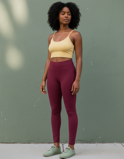 Burgundy Leggings leggings