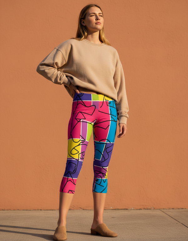 Lustre Capri Leggings bikini — Dripper