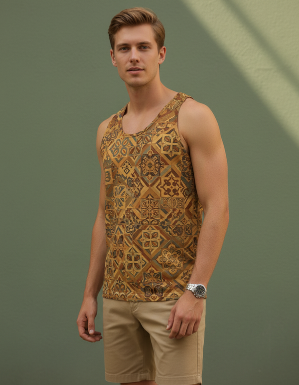 Spiral Flow Helix Tank Top