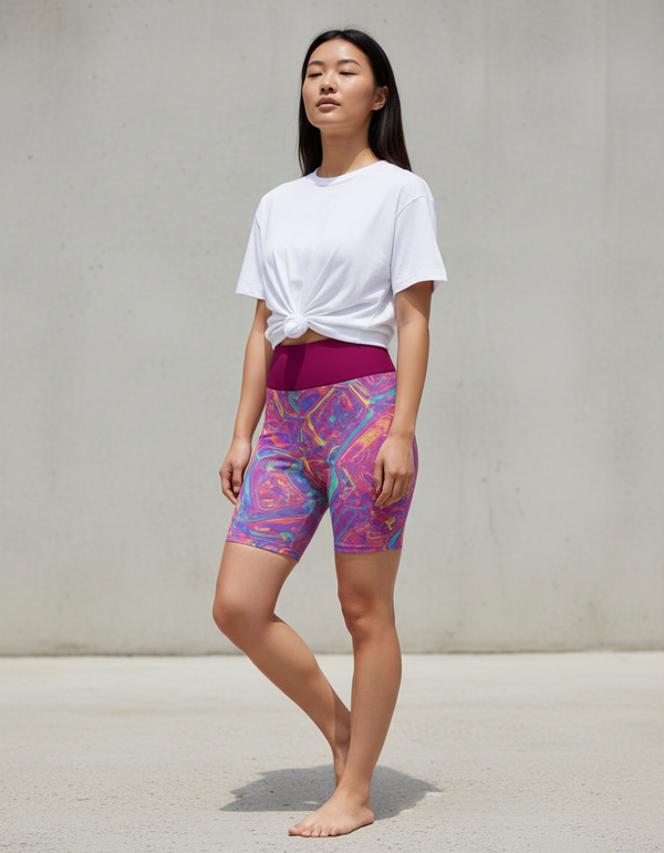 Neon Yoga Shorts bikini — Dripper