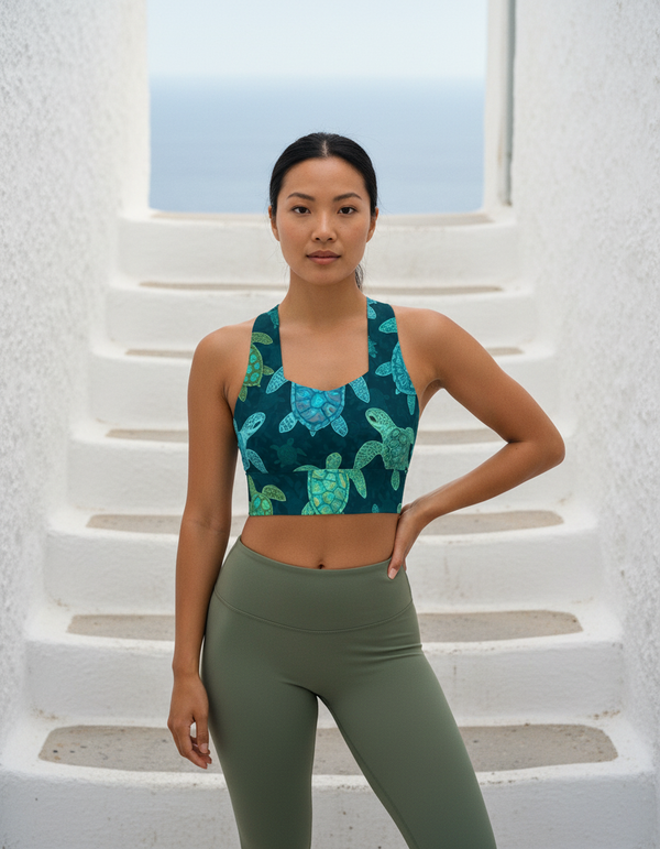 Sea Collection longline sports bras