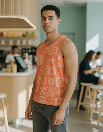 Men's Muskmelon Fleur Tank Top tank top
