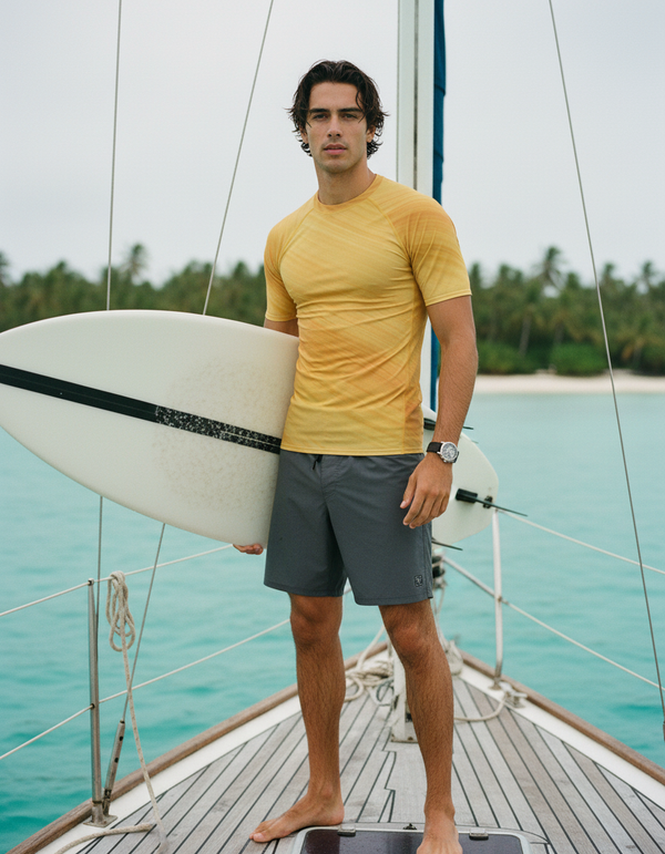 Men's Rainbow Rash Guard