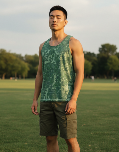 Men's Jelly Mint Veil Tank Top tank top
