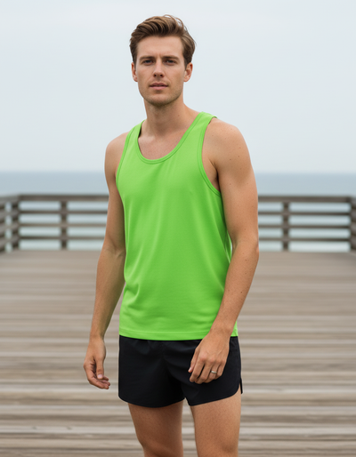 Men's Neon Green Tank Top tank top