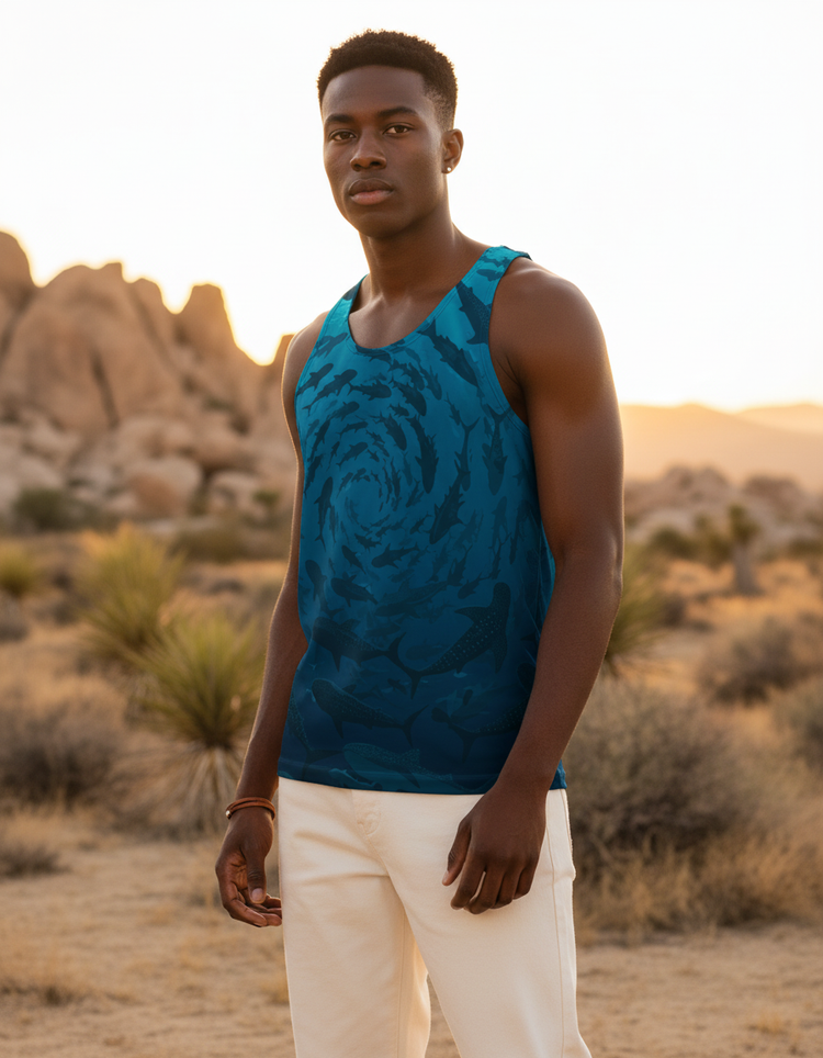 Men's Azure tank tops