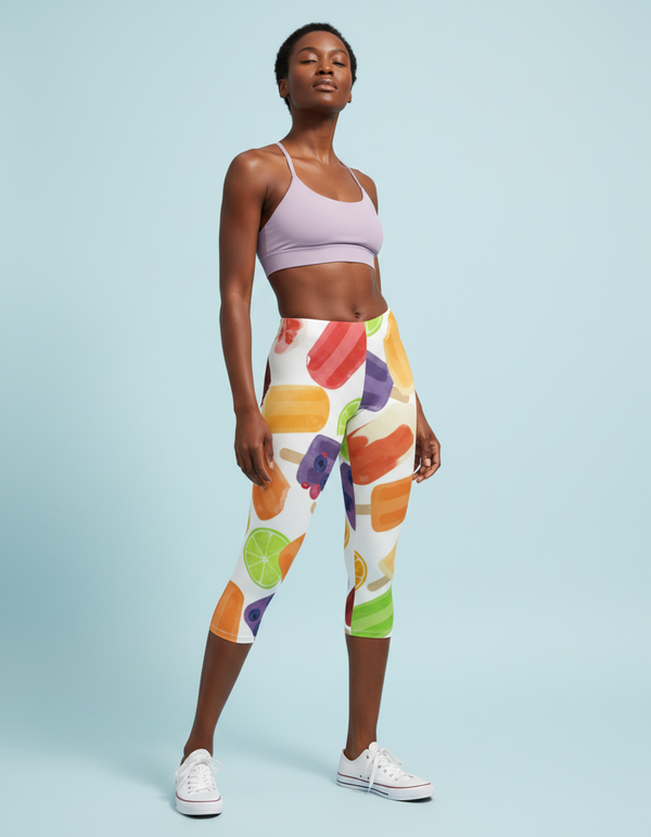 Frostbite Capri Leggings Capri Leggings — Dripper