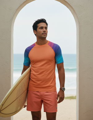 Men's Ripple men's short-sleeve rashguards