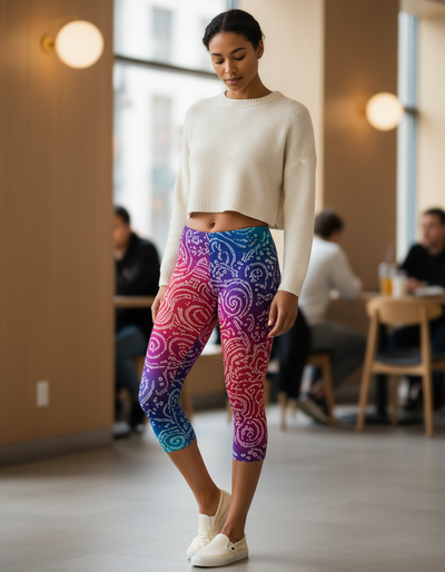Alexandrite Pavitra Capri Leggings capri leggings