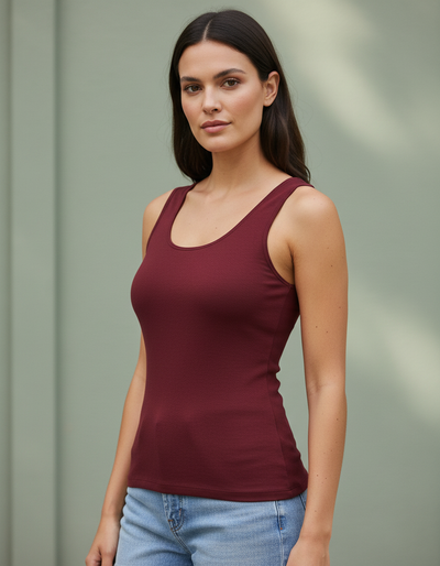 Women's Bordeaux Tank Top tank top