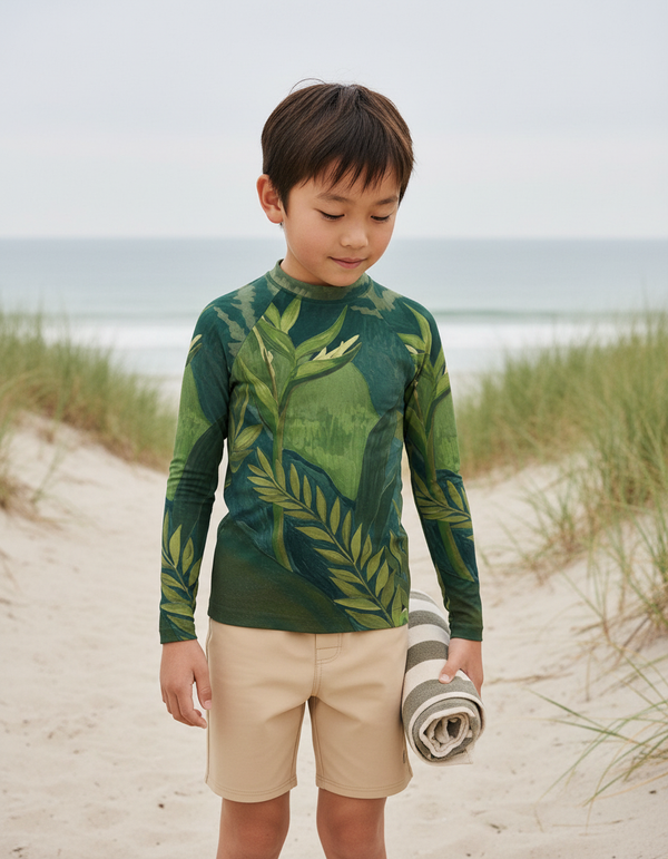Kids Gauguin Tahiti Rash Guard