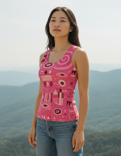 Women's Hot Pink Elysium Tank Top tank top
