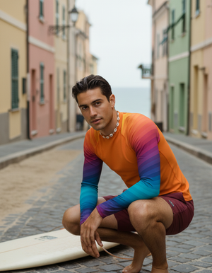 Ripple Rash Guard Men's Rashguard — Dripper