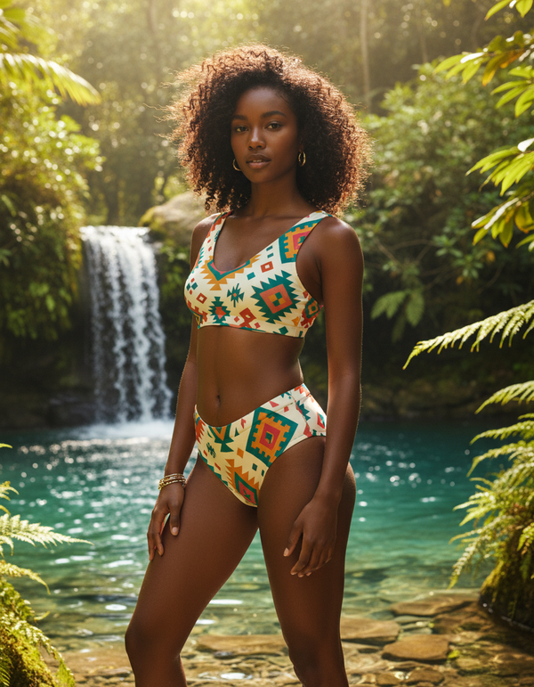 Karavan High-Waisted Bikini High-Waisted Bikini — Dripper