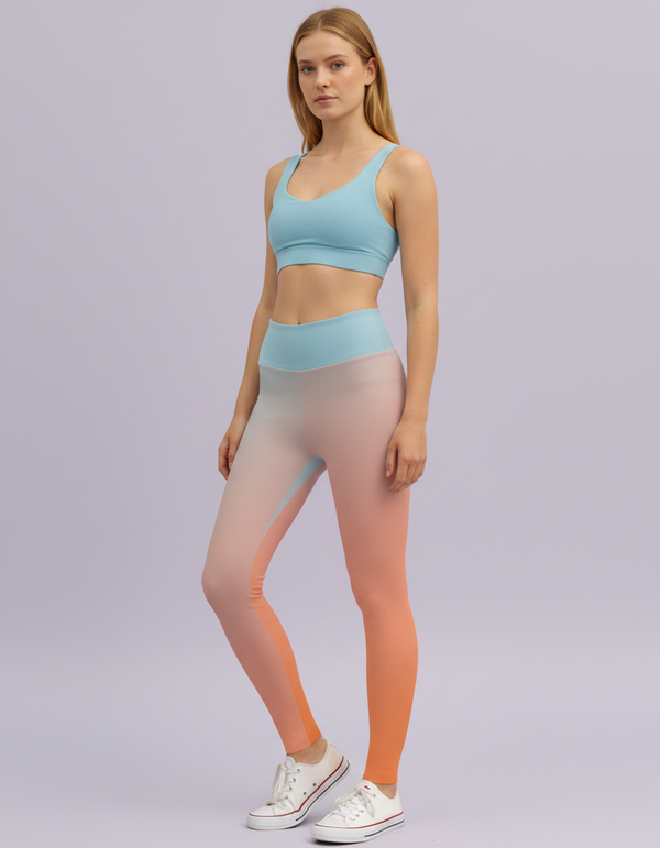 Leggings in Muskmelon Elysium