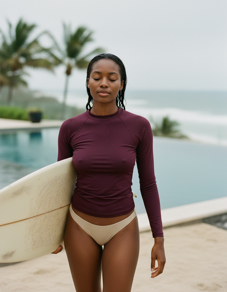 Blackberry Rash Guard Women's Rashguard — Dripper