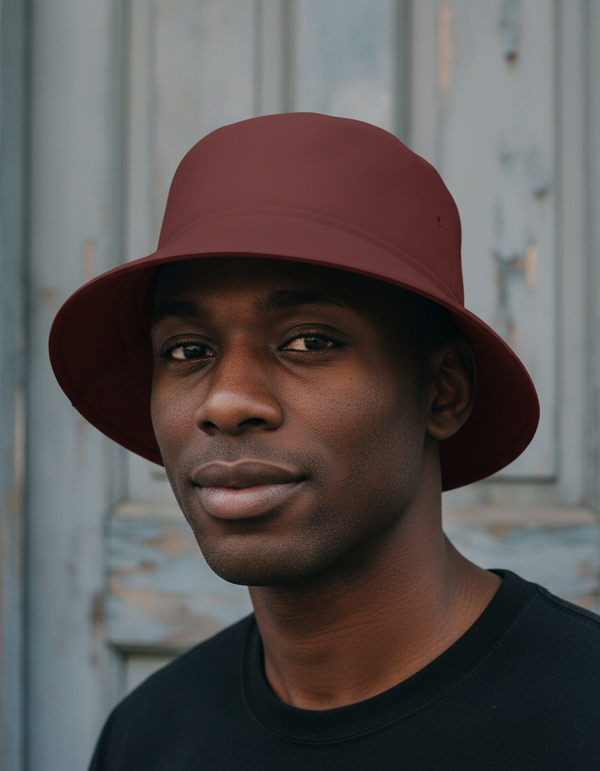 Bucket Hat in Oxblood