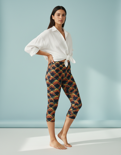 Amber Haze Kairo Capri Leggings capri leggings