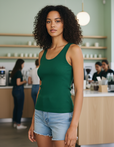 Women's Racing Green Tank Top tank top
