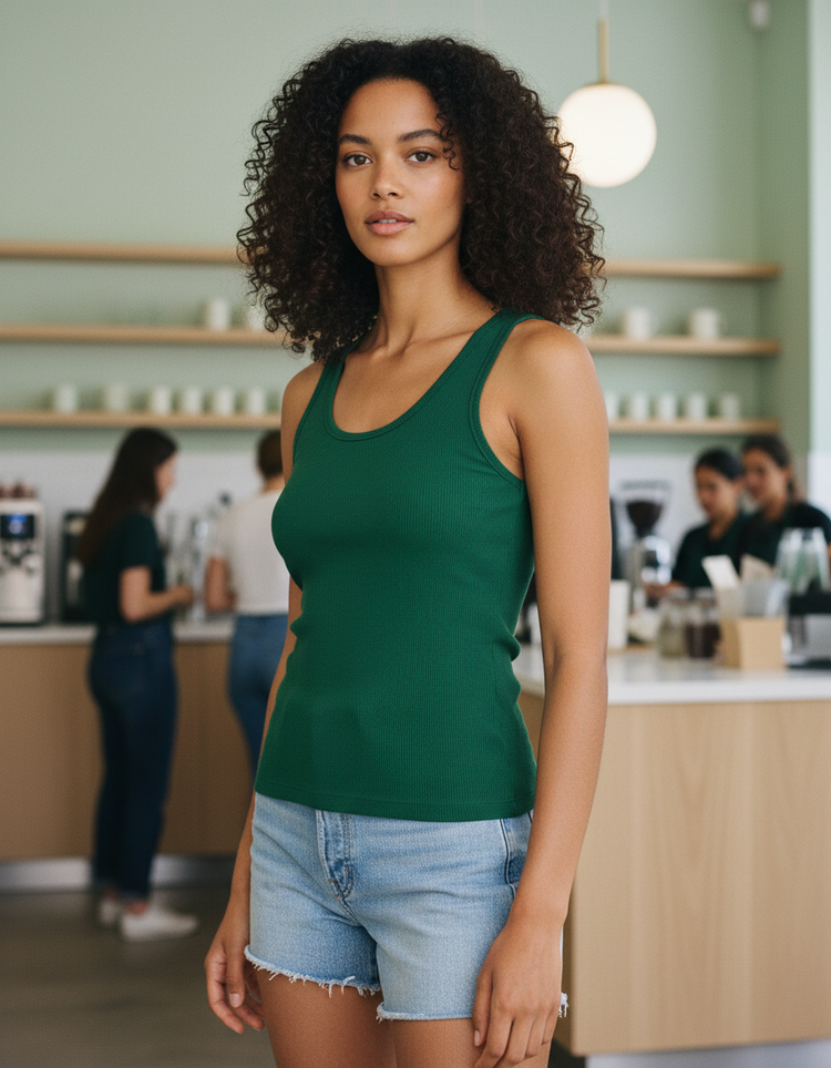 Racing Green Tank Top Women's Tank Top — Dripper