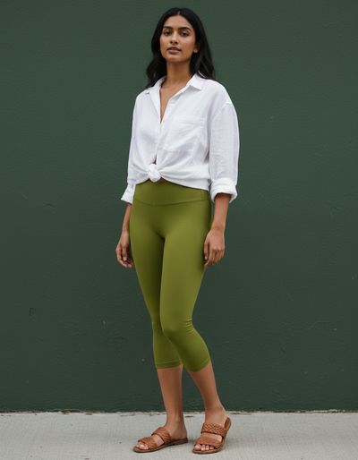Olive Capri Leggings capri leggings