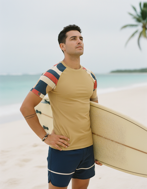 Men's Amber Haze Form men's short-sleeve rashguards
