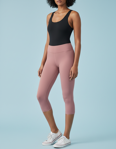 Dusty Rose Capri Leggings capri leggings