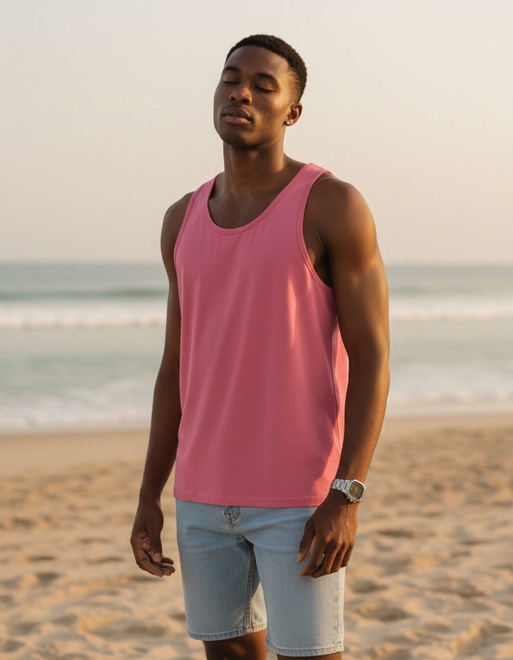 Rose Tank Top Men's Tank Top — Dripper