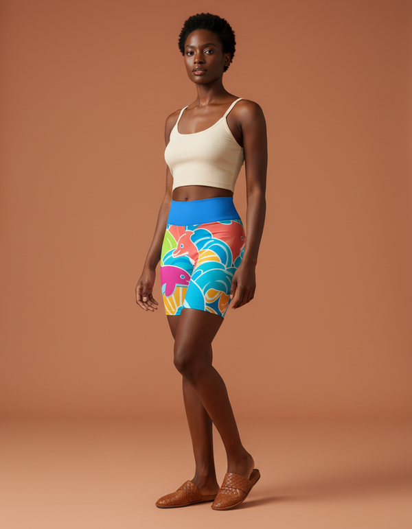 Dolphin Collection yoga shorts