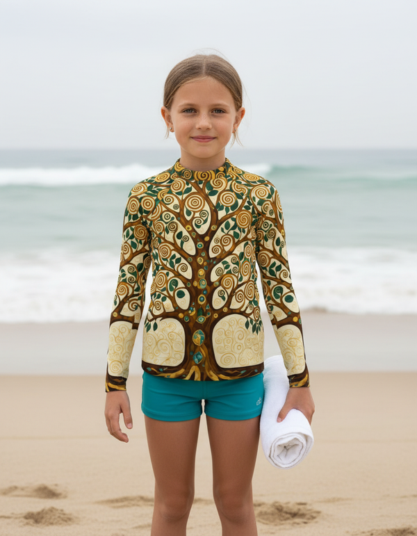 Klimt Collection kids rashguards