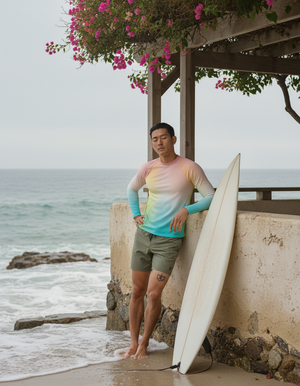 Men's Angora Prism men's short-sleeve rashguards