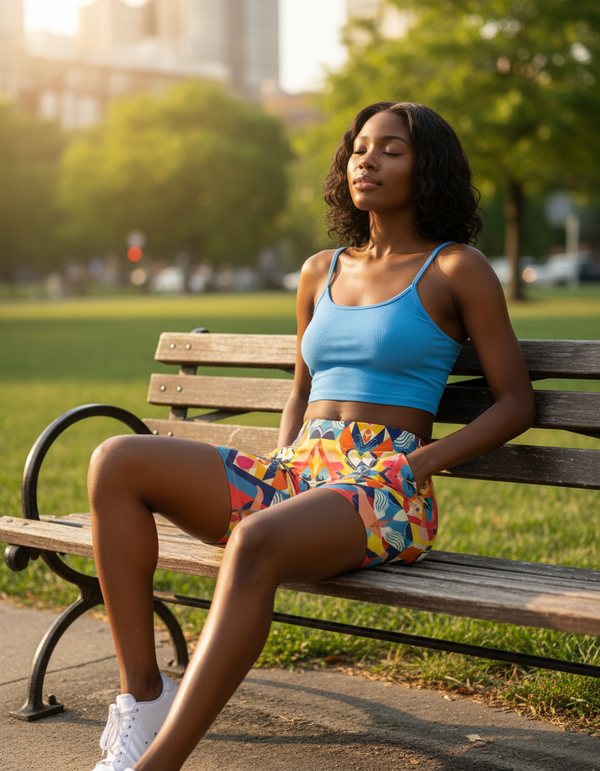 Women's Short Shorts in Yume