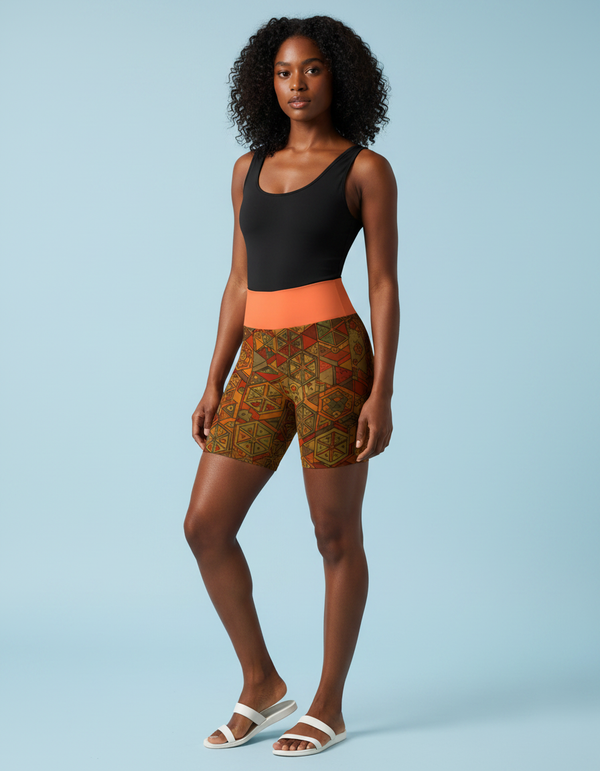 Kikkō yoga shorts