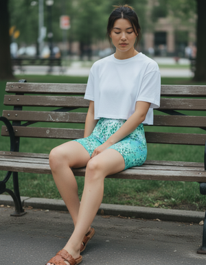 Women's Sakura Cherry Blossom Short Shorts