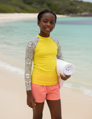 Haruka Rash Guard Youth Rash Guard — Dripper
