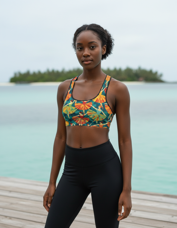 Aquarelle Longline Sports Bra Classic longline sports bras