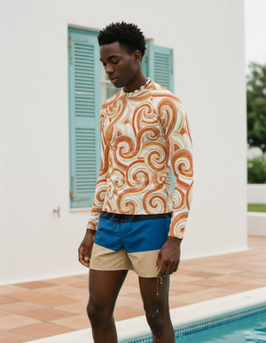 Men's Angora Spectrum men's short-sleeve rashguards