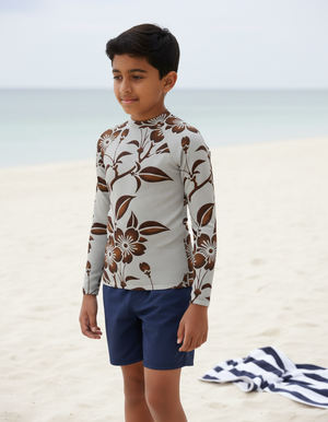 Coffee Bean Fusion Youth Rash Guard Youth Rash Guard — Dripper