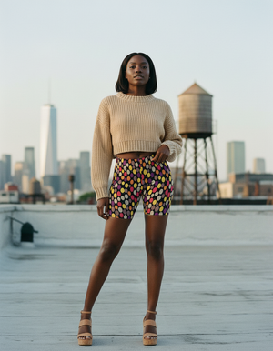 Women's YUV Color Space Short Shorts