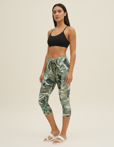 Jelly Mint Edo Capri Leggings capri leggings